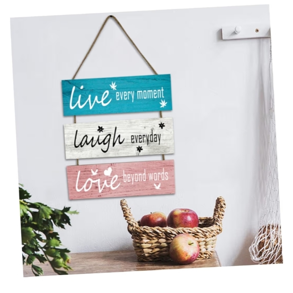 New Inspirational Wooden Wall Decor Sign